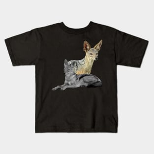 Jackal in Kenya / Africa Kids T-Shirt